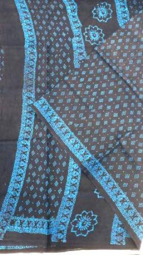 PL COTTON SAREES WITH WAX DOT PRINT DESIGNS